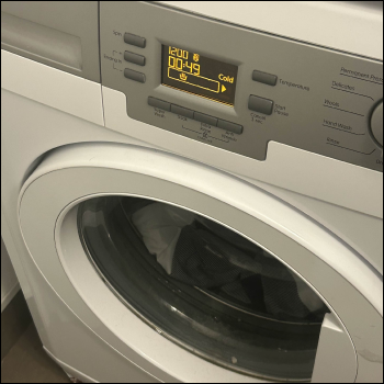 Sliding-window that lights up artwork when at a specific position