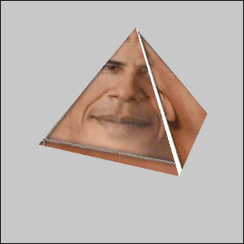 Obama prism, taken from https://sketchfab.com/3d-models/obama-prism-505bacebed204f4d87b3119d5d1848c7