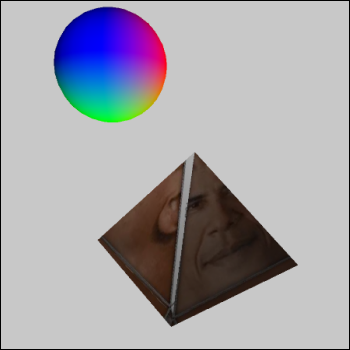Included a sphere with a texture